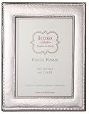 Italian Sterling Silver Frame - Hammered with Beading