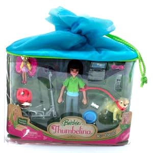 Barbie Thumbelina Mini Doll Playset by 