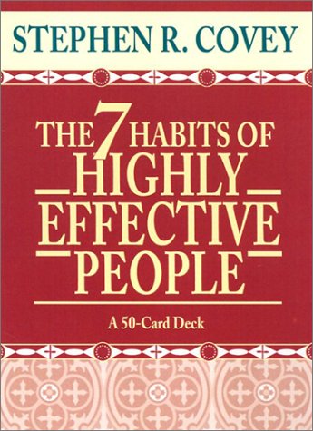 The 7 Habits of Highly Effective People (50 card deck)