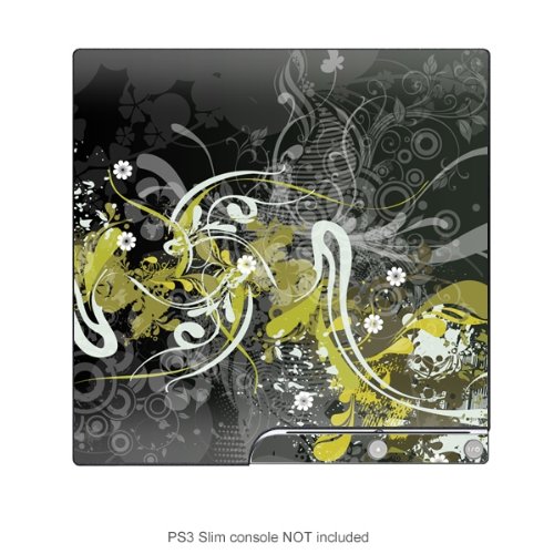 Protective Decal Skin Sticker for Playstation PS3 SLIM case cover ps3SLM-146