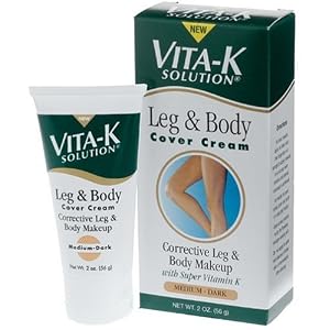 Vita-K Solution Leg & Body Cover Cream, Medium-Dark