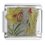 Yellow Fairy And Daffodil Bracelet Link Italian Charm