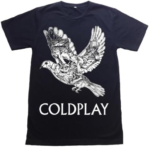 TFM Men's Coldplay Bird Rock T-Shirt XL White