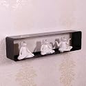 LOUNGE DESIGN DVD & BLU-RAY REGAL CUBE retro metall wand rack schwarz