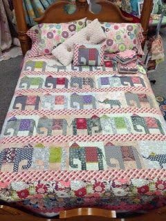 Elephant Walk Pattern and kit by Laura Heine