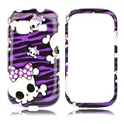 Talon 16793 Phone Case for Samsung M380 Trender (Baby Skull #1) - Sprint - 1 Pack - Retail Packaging - Purple