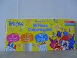 TWEENIES Messy time 66 piece COLOURING SET SUPER JUMBO CRAYONS COLOURED CHALKS COLOURED CRAYONS