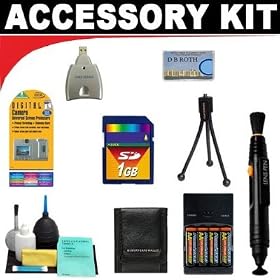 1GB Deluxe DB ROTH Accessory KitFor The Kodak Zi6, Zx1 Pocket High Definition Camcorders