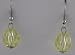 Yellow Gem Cut Globes Earrings