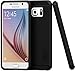 Galaxy S6 Case Ariza Imperial *Dual Layer* [Slim Fit Series] Hybrid Shock-Dispersion Technology Everything Resistant Case for Drop and Impact Protection Ultra Layered Case for Samsung Galaxy S6, Black