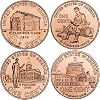 COMPLETE UNC 2009 D MINT LINCOLN CENT SET 4 COINS