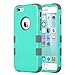 iPhone 6S Case,iPhone 6 Case,ULAK Anti Slip Heavy Duty High Impact Dust Scratch Shock Resistance Protective Cover Hybrid High Soft Silicone+Hard PC Case for Apple iPhone 6/6S 4.7 Inch(Mint Green/Grey)