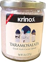 Krinos Taramosalata Greek Style Caviar Spread 8 Oz Jar
