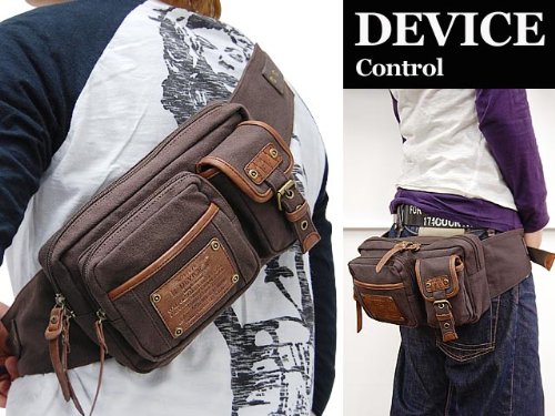 （デバイス）DEVICE Control ミニ ウエストバッグ BR/ブラウン【トラベル】(HHW-80025BR)