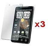 3 Pack Reusable Screen Protector for HTC EVO 4G