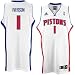 Allen Iverson #1 Detroit Pistons Swingman NBA Jersey White Size L