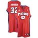 adidas Detroit Pistons #32 Richard Hamilton Red 2nd Road Swingman Basketball Jersey