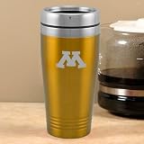 NCAA Minnesota Golden Gophers Gold 16oz. Team Logo Thermo Travel Tumbler
