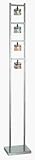 Quad 4-lite Cube Floor Lamp - Chrome - LS-9798