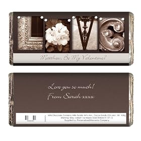 Personalised Affection Art Love Chocolate Bar Great Gift for Wedding Anniversary Girlfriend Boyfriend Wife Husband Fiance Christmas Birthday Valentines Day