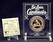 St. Louis Cardinals 24KT Gold Coin in Archival Etched Acrylic Coins - MLB Baseball