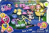 Littlest Pet Shop Figures Themed Playset Lazy Fishing Day Swim n FishIMAGE