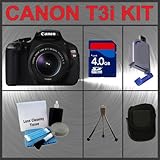 Canon EOS Rebel T3i 18MP Digital Camera with EF-S 18-55mm IS II Lens + 4GB  ....