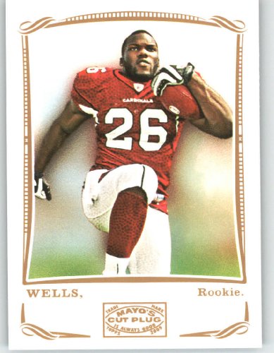 Chris Wells - RC - Rookie Card - Arizona Cardinals - 2009 Topps Mayo Football Card # 53 / NFL Trading Card in Screwdown Case!