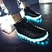 iTURBOS Hover Light Up Shoes - Light Up LED Shoes for Kids - 7 Static & 3 Dynamic Color Modes, 1 Strobe Mode - Trendy Rechargeable LED Sneakers (Charger Included)