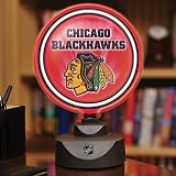 Chicago Blackhawks Neon Disk Lamp