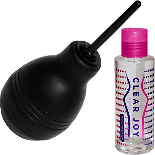 Personal Cleansing Douche and Clear Joy Water Based Lubricant Combo 4 fl.oz. by Clear Joy Lubes