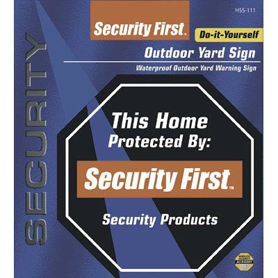 First Alert Outdoor Yard Sign
