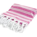 Cacala Light Pestemal Turkish Bath Towels 37x70 for Bath Hamam Unisex  Darkpink