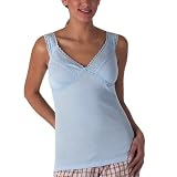 Gilligan & O'Malley® Pointelle Tank - Blue Cheer