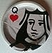 GAME NIGHT Card POKER QUEEN Game Party 6 3/4" Plates (8 Count)