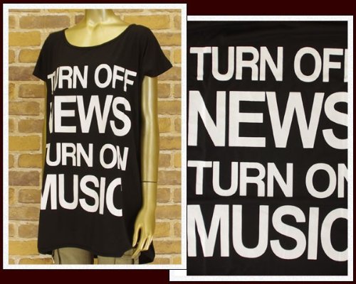 アンジェリーナ ANGELINA メッセージ Tシャツ レディース 330664 NEWS