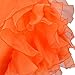 FEESHOW Baby Girls Rhinestone Organza Flower Christening Baptism Party Dress Orange 12-18 Months