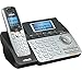 VTech 2-Line Cordless Phone for Small Business or Home with Answering System and Mailbox on Each Line, Caller ID/Call Waiting, Intercom, Hearing Aid Compatible | DS6151 (Black/Silver)