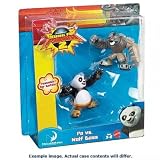 Kung Fu Panda 2 Po and Wolf Boss Figure PackIMAGE