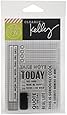 Hero Arts Kelly's Take Note Stamp Set, Clear