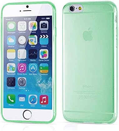Ultra Thin Slim Clear Soft TPU Transparent Case Cover Skin for IPhone 6 Plus 5.5"(0.3 Mm) (Green)