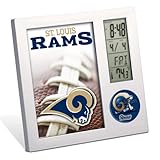 NFL St. Louis Rams Digital Desk Clock