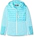 Free Country Girls' Fleece Hoodie with Down Quilt Overlay