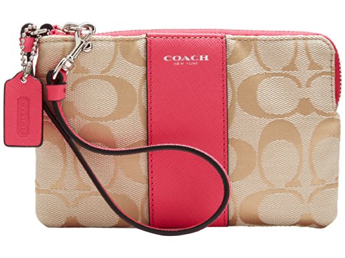 coach wristlets red