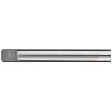 Cleveland 2565 High Speed Steel Long Length Drill Bit, Parabolic Flute, Uncoated (Bright), Round Shank with Tang, 118 Degree Notch Point