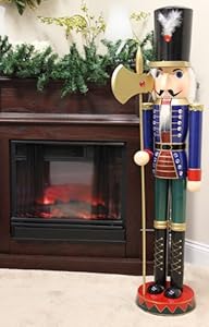 Amazon.com - 4 Foot Giant Wooden Soldier Christmas Nutcracker with