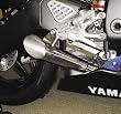 05-06 SUZUKI GSXR1000: HOTBODIES RACING MEGAPHONE SLASH CUT SLIP-ON EXHAUST (LARGE)