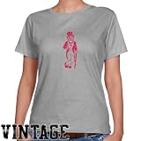 Austin Peay State Governors Ladies Ash Distressed Logo Vintage Classic Fit T-shirt
