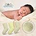 Brooklyn Bamboo Softest Bamboo Newborn Baby Socks Unisex 3 Pack Hypoallergenic