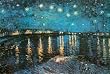Starry Night over the Rhone, c.1888 Poster Print by Vincent van Gogh, 36x24 Poster Print by Vincent van Gogh, 36x24
